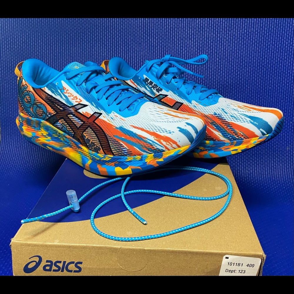 SOLD‼️  Asics Noosa Tri 13 "Color Injection Pack - Digital Aqua Marigold Orange"